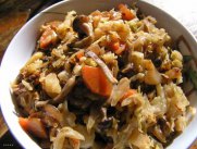Солянка из капусты с грибами