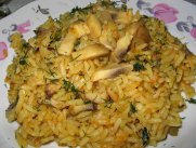Плов с грибами