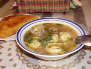 Узбекский суп с пельменями