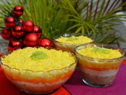 Салат из консервированной рыбы (слоями)