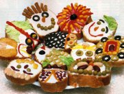 Готовим красивые бутерброды для детей - фото